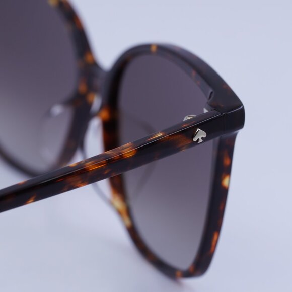 Kate BRIGITTE/F/S 0086 HA Sunglasses Havana Square Frame, Brown Lenses main image 4